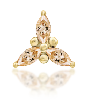 Mabel Champagne - Yellow gold