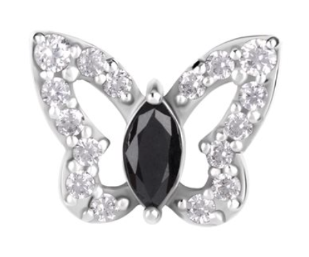CoCr threadless butterfly attachment with premium zirconia