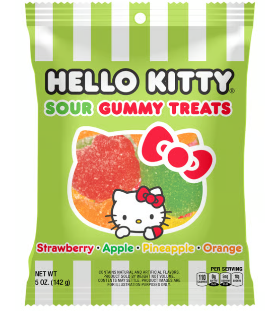 Hello Kitty - Sour Gummi treats - 5oz (142g)