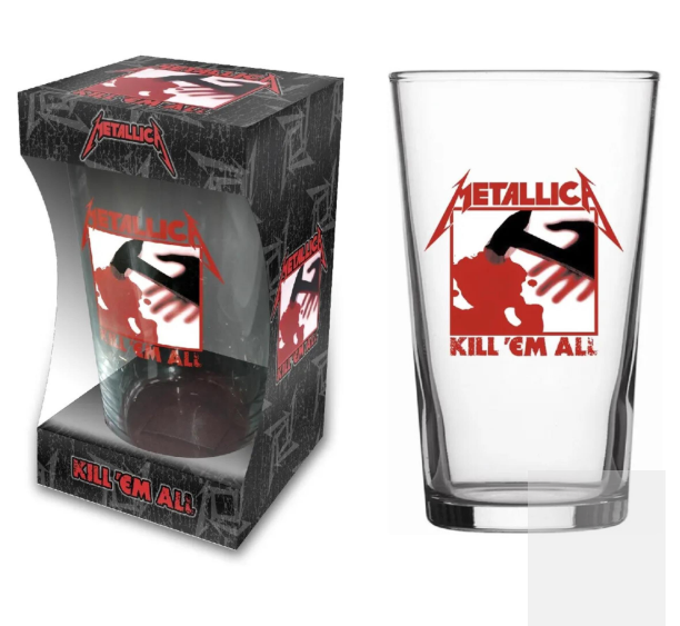 Metallica - Kill 'Em All Beer Glass