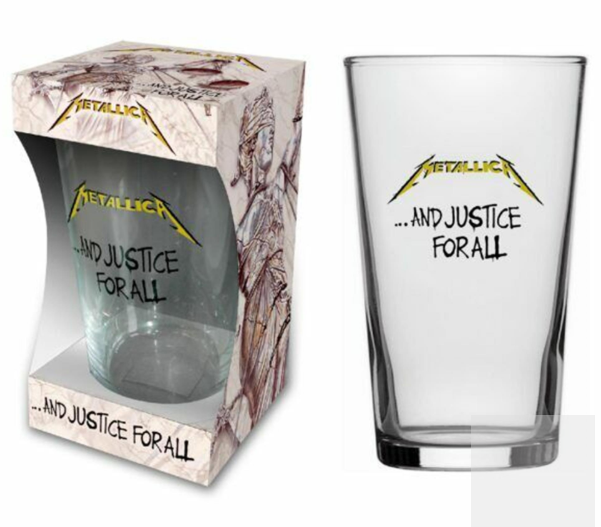 Metallica - And Justice for all Beer Glass