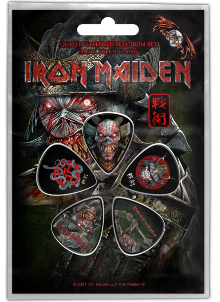 Iron Maiden - Senjutsu pick guitar set