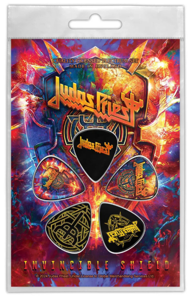 Judas Priest - Invincible Shield Guitar Pick Set
