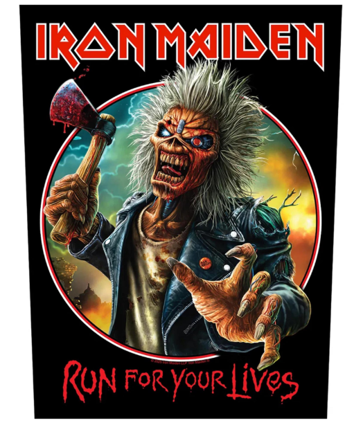 Iron Maiden - Run For Your Lives Backpatch