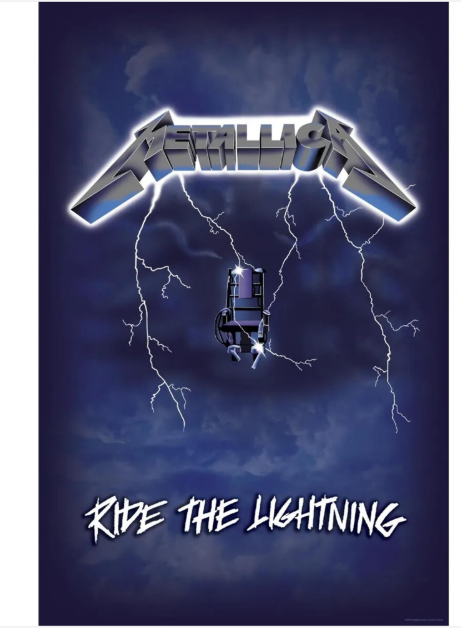 Metallica - Ride The Lightning Premium Flag