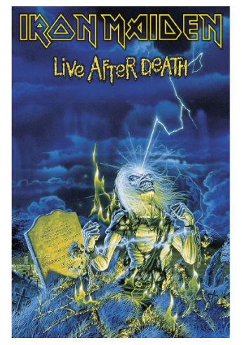 Iron Maiden -Live After Death Premium Flag