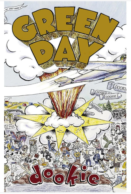 Green Day - Dookie Premium Flag