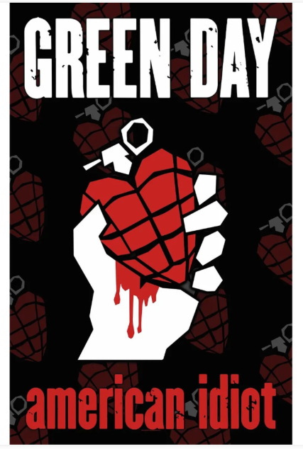 Green Day - American Idiot Premium Flag