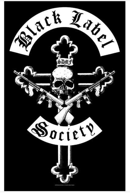 Black Label Society - Mafia Premium Flag