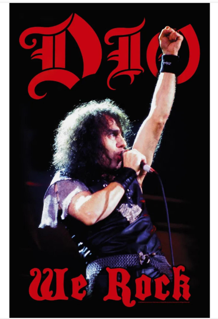 Dio - We Rock Premium Flag