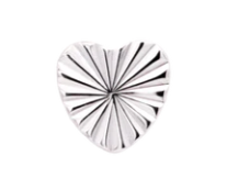 Junipurr Titanium Laser Heart
