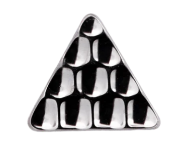 Junipurr Titanium Hammered Triangle