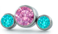 Dreamland Bezel set gem cluster