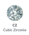 Titanium flower gem