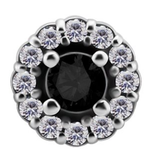 CoCr internal round attachment with premium zirconia