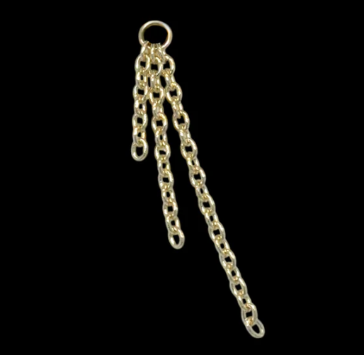 Rolo Tiered Chain Dangle (5/16, 5/8, 3/4)