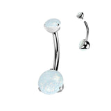 Top Prong Set Double Round Opal