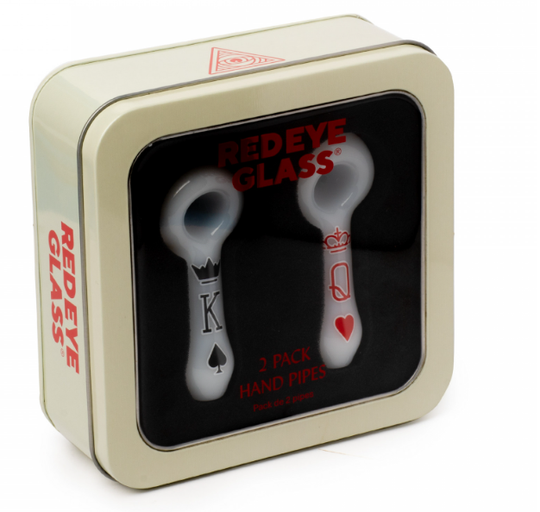 3.75" King & Queen Hand Pipe Set (Pack of 2)