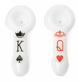 3.75" King & Queen Hand Pipe Set (Pack of 2)