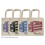 Tote Bag Milk Crate Design