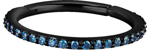 Black Hinged Ring