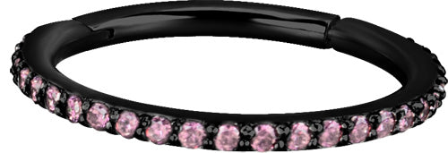 Black Hinged Ring