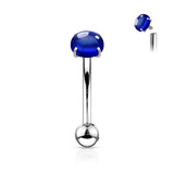 Prong Set Zircon Cabochon Stone