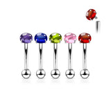 Prong Set Zircon Cabochon Stone