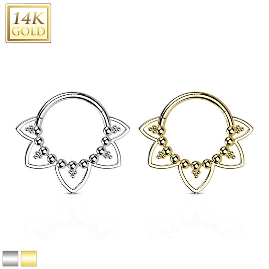 14K Gold Hinged Segment