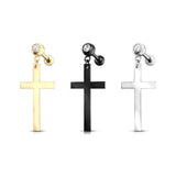 Cross Dangle Crystal Set Croix (Unité)