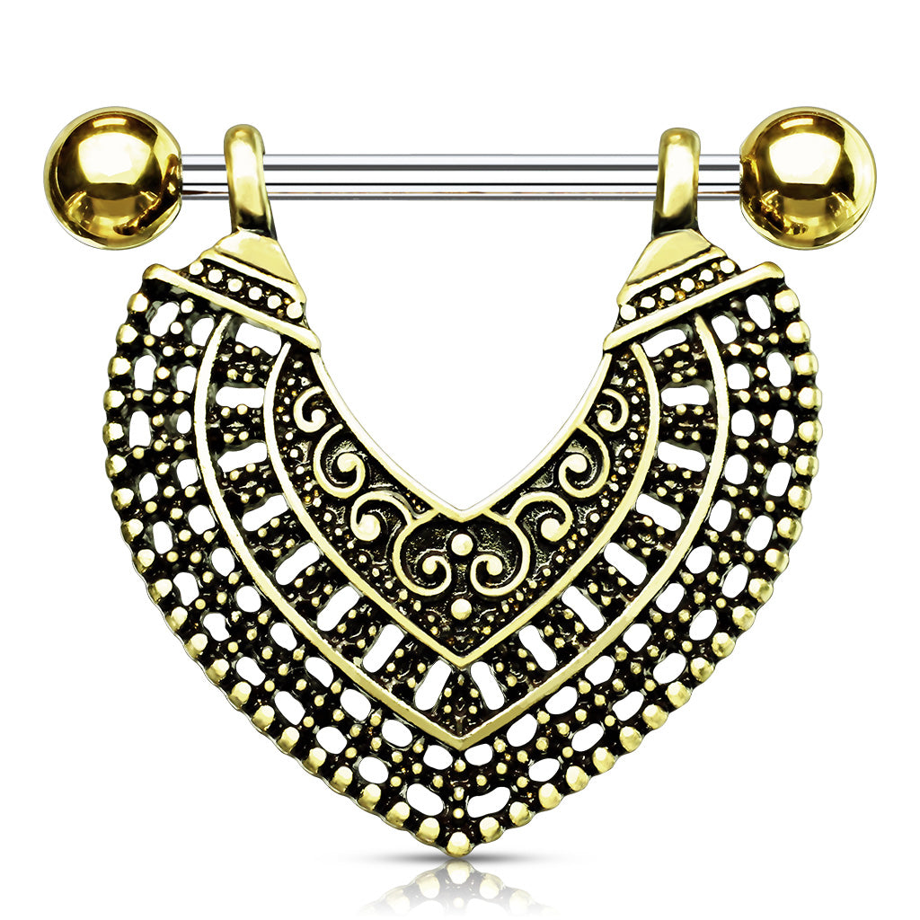 Vintage Heart Dangle
