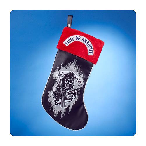 Sons of Anarchy Grim Reaper Red Cuff Christmas Stocking