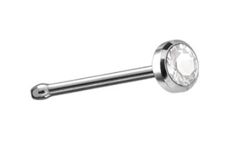Bijou de nez avec une pierre