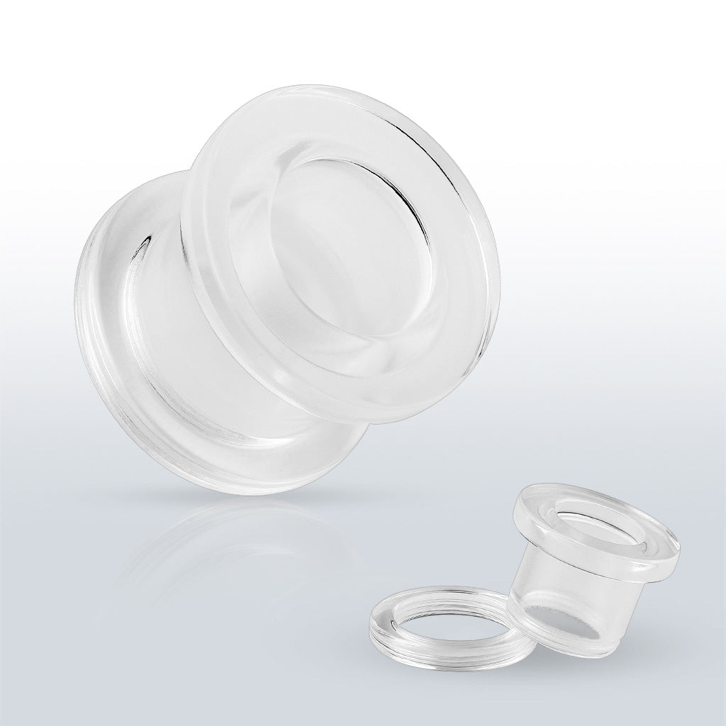 Acrylic Screw Fit Flesh Tunnels