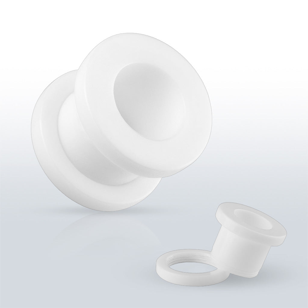 Acrylic Screw Fit Flesh Tunnels