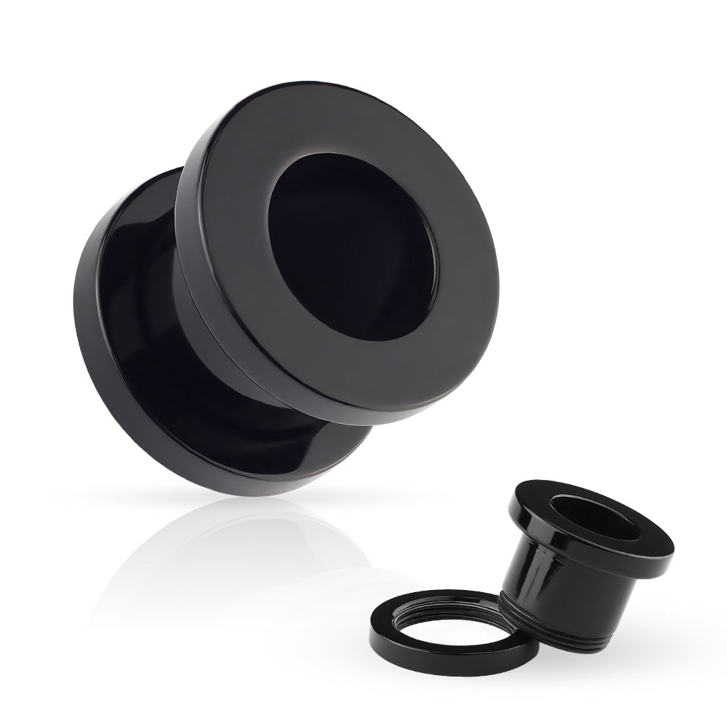 Acrylic Screw Fit Flesh Tunnels