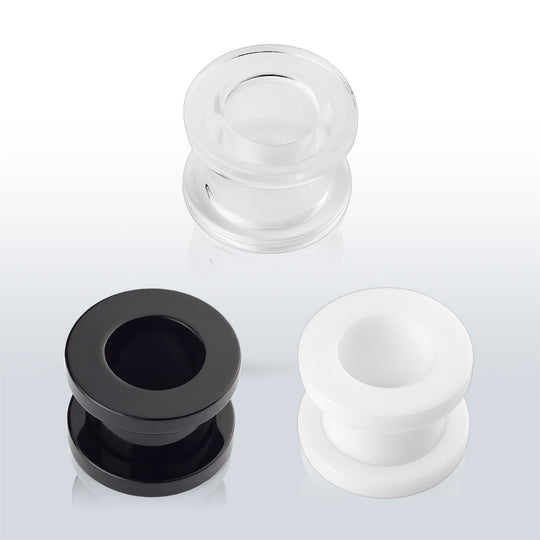 Acrylic Screw Fit Flesh Tunnels