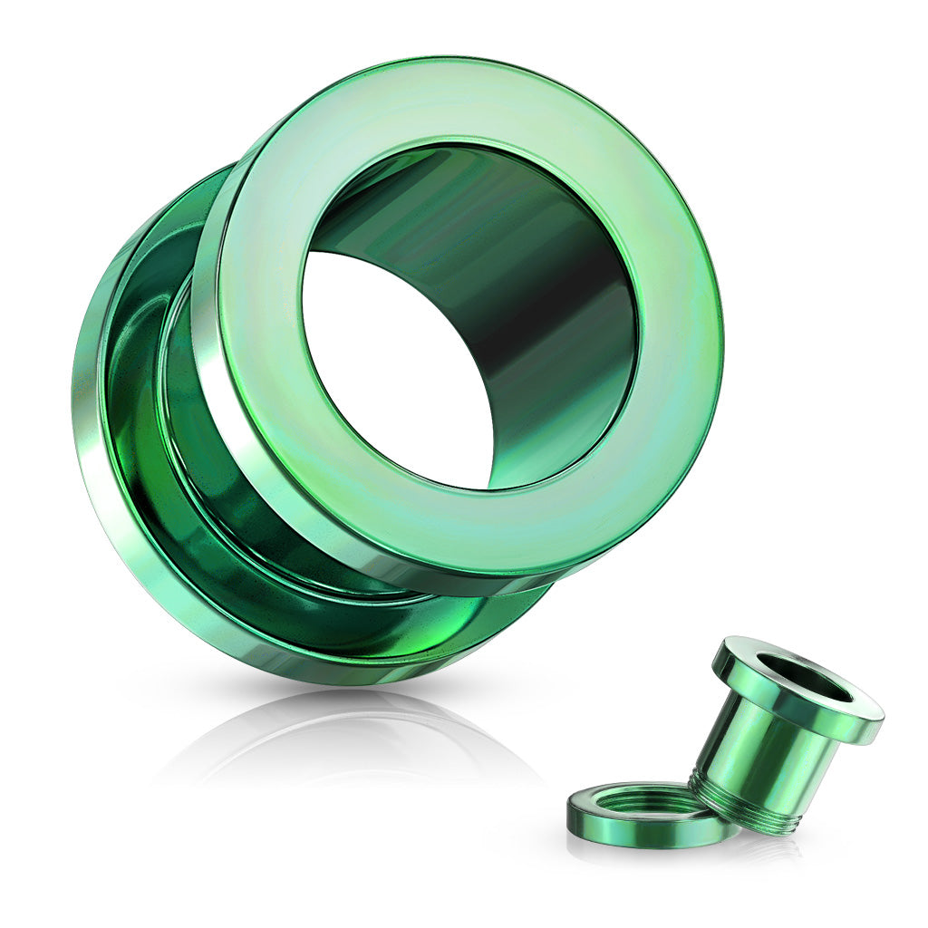 Green Fit Flesh Tunnels