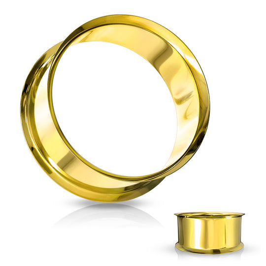 Gold Double Flare Tunnel