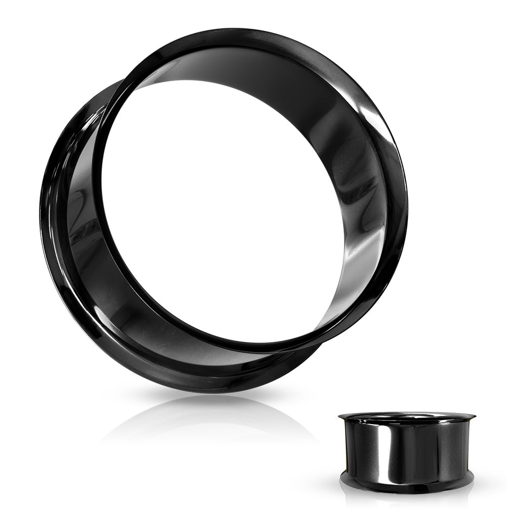 Black Double Flared Tunnel