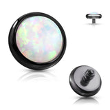 Opal Bezel Set Disc tops