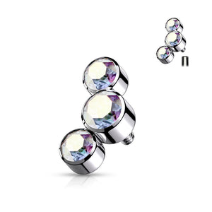 Triple Round Jewel Bezel