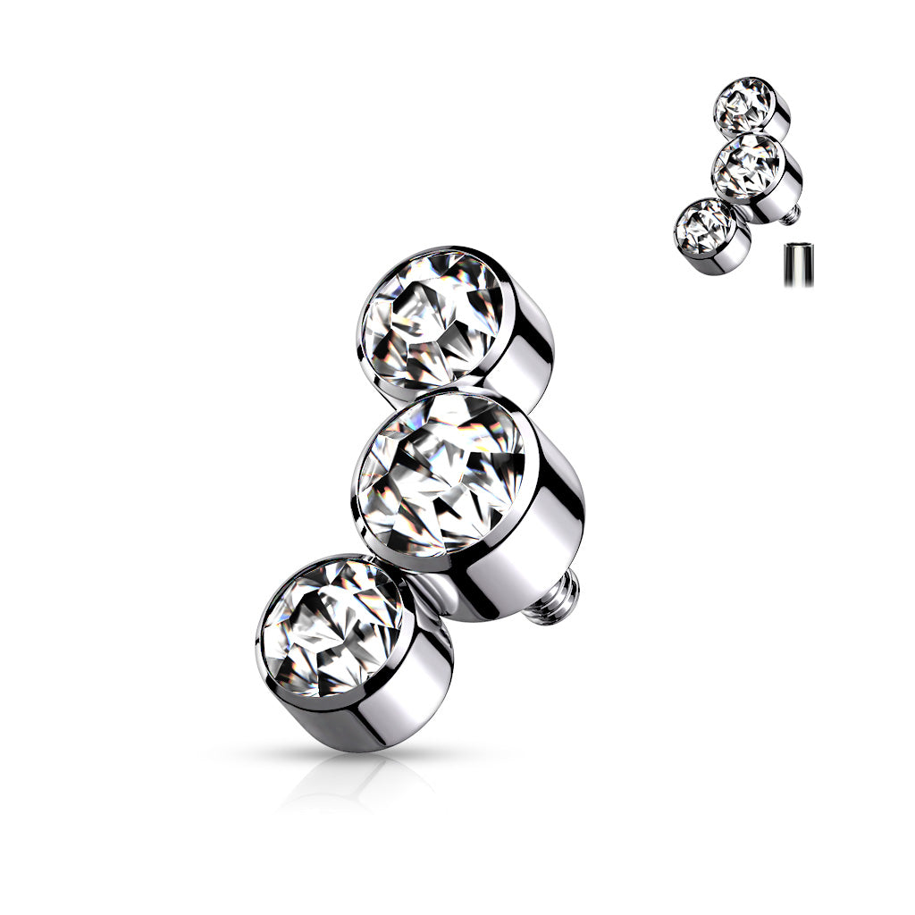 Triple Round Jewel Bezel