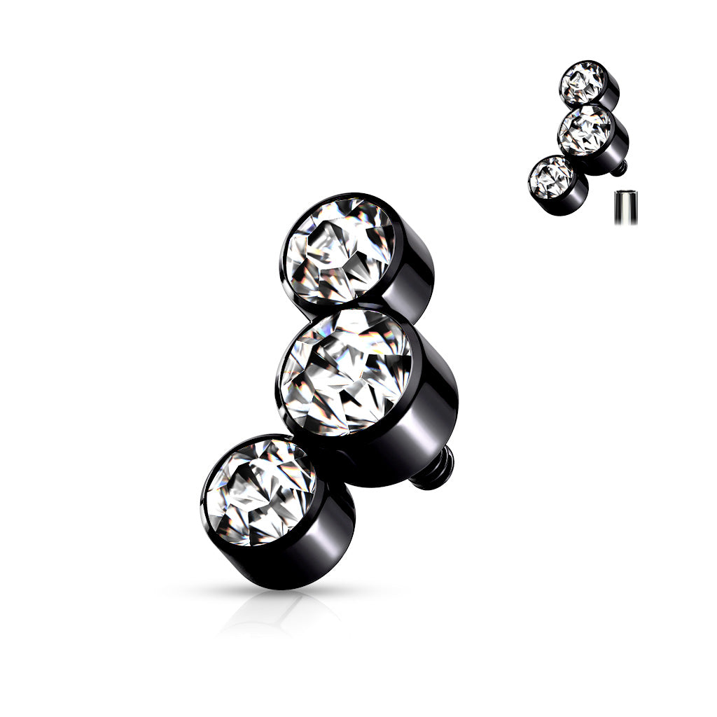 Triple Round Jewel Bezel