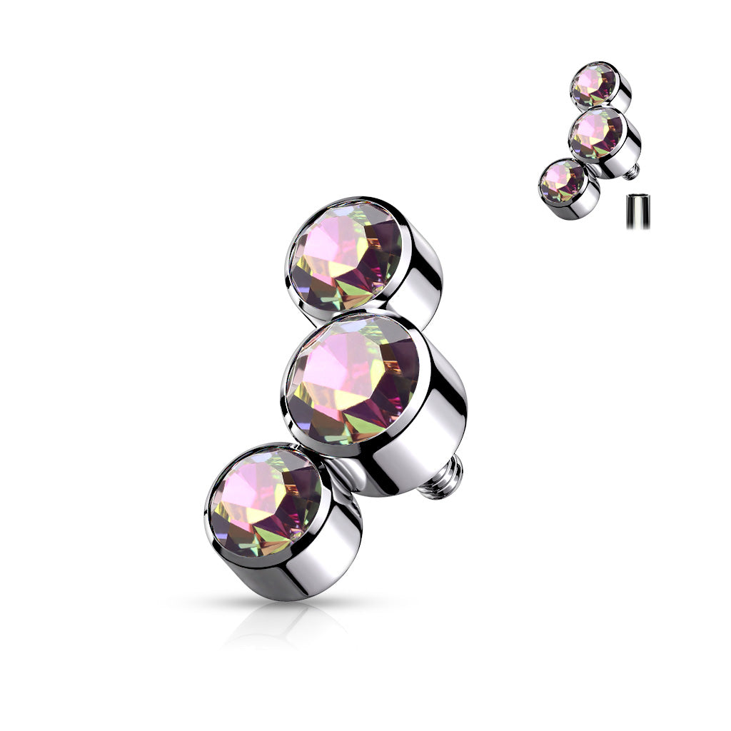Triple Round Jewel Bezel
