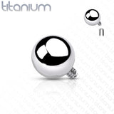 Implant Grade Titanium Internally Threaded Ball Top Parts