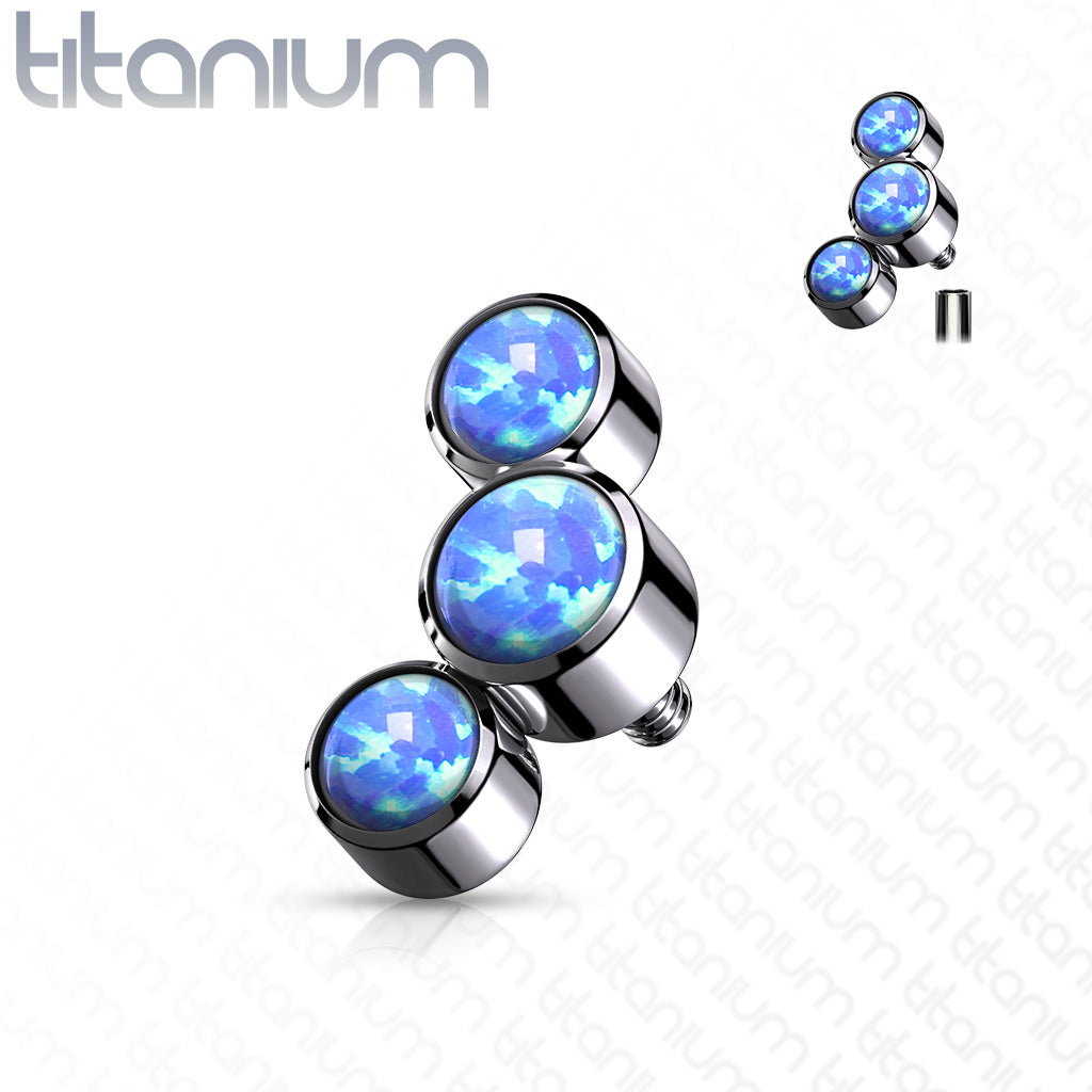 3 Round Opal Bezel Set Top parts