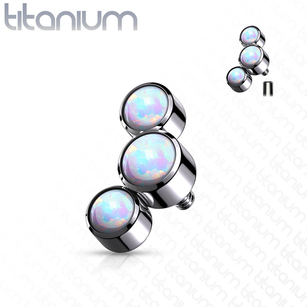 3 Round Opal Bezel Set Top parts