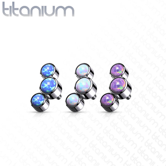 3 Round Opal Bezel Set Top parts