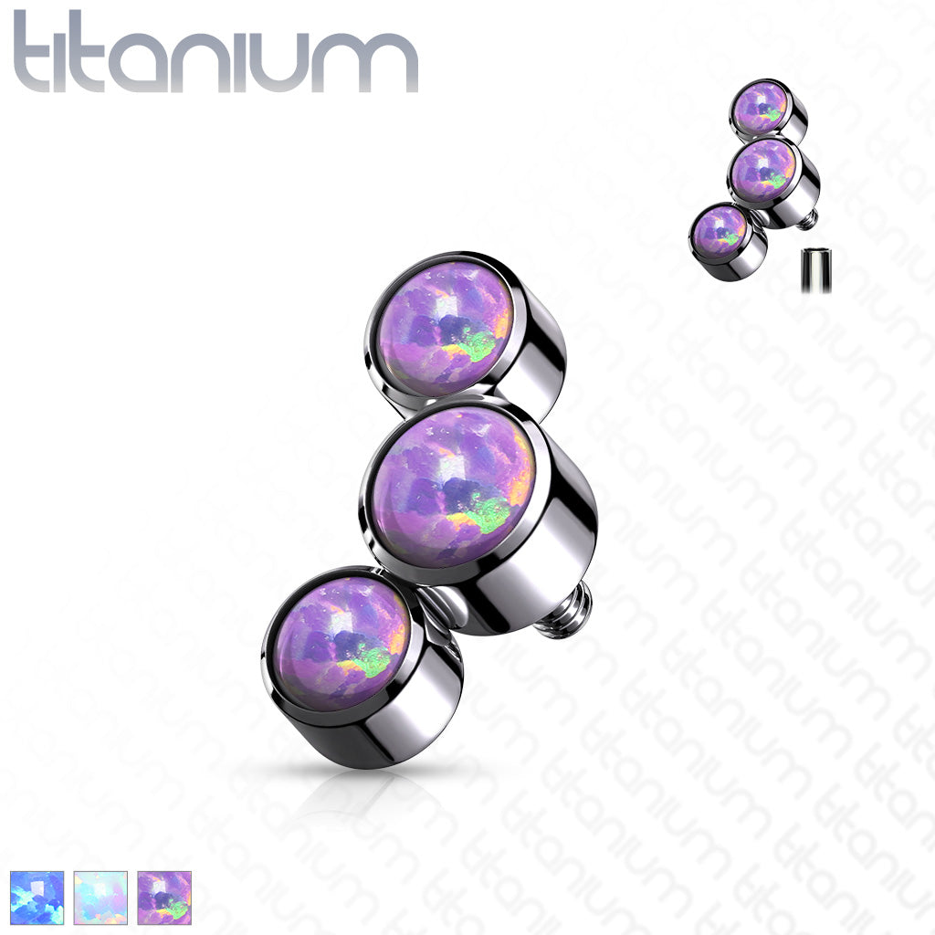 3 Round Opal Bezel Set Top parts